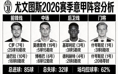意甲联赛尤文图斯球队2026赛季阵容分析图